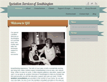 Tablet Screenshot of lactationservicesofsouthington.com